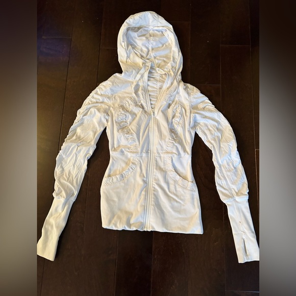 Lululemon Dance Studio Jacket White Reversible Women's size 4 - Picture 3 of 8